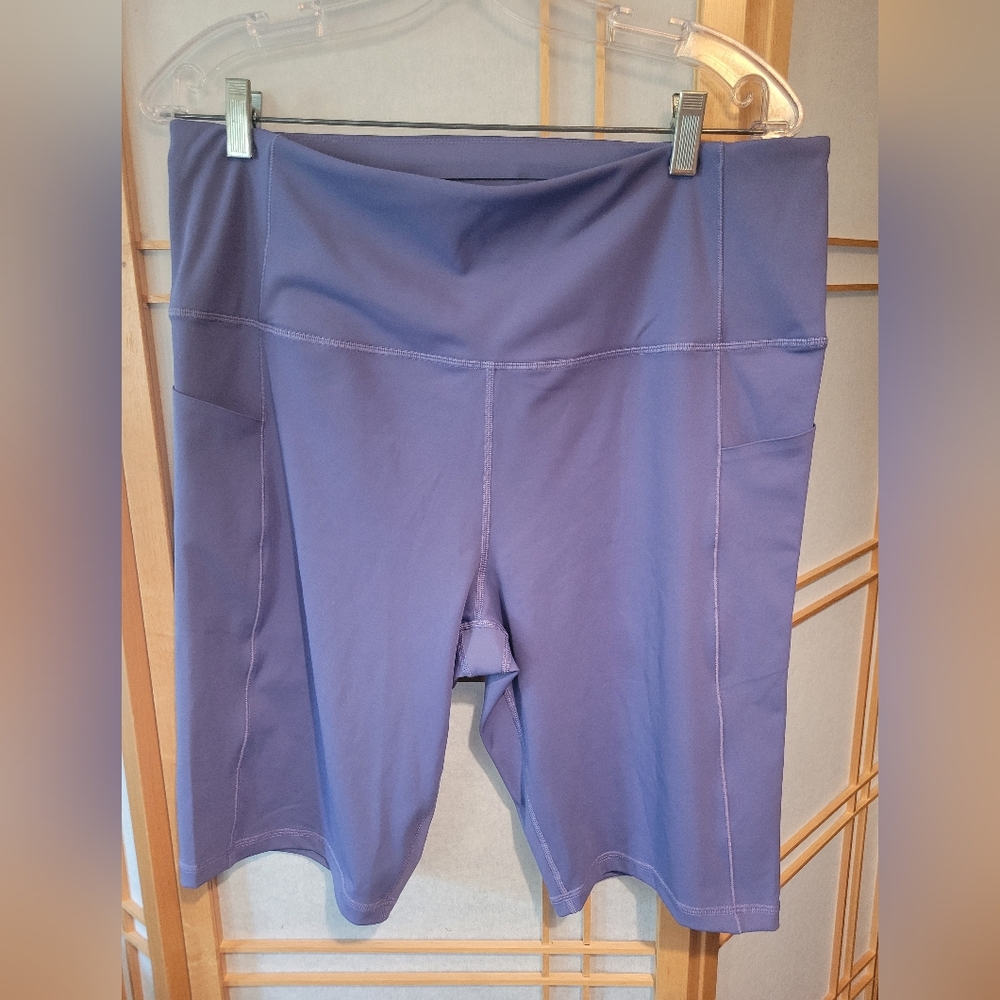 XXL purple biker shorts